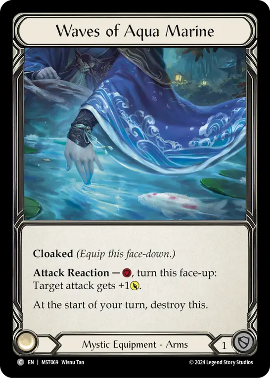 Waves of Aqua Marine — Cold Foil