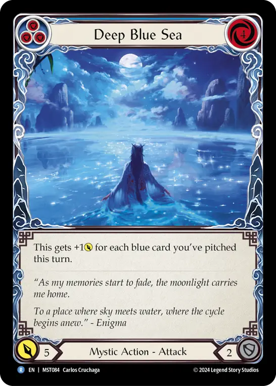Deep Blue Sea — Rainbow Foil