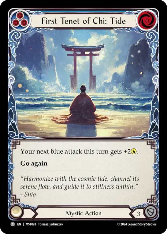 First Tenet of Chi: Tide — Rainbow Foil