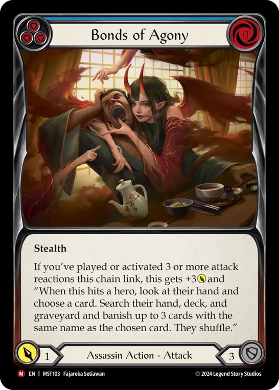 Bonds of Agony — Rainbow Foil