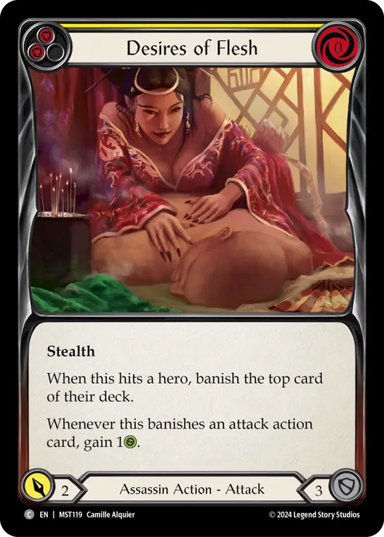 Desires of Flesh — Rainbow Foil