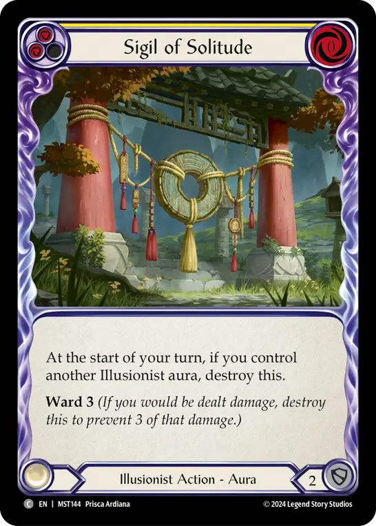 Sigil of Solitude — Rainbow Foil