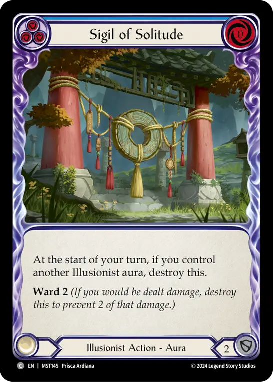 Sigil of Solitude — Rainbow Foil