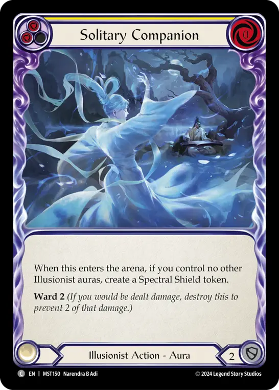 Solitary Companion — Rainbow Foil