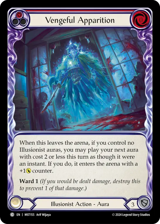 Vengeful Apparition — Rainbow Foil