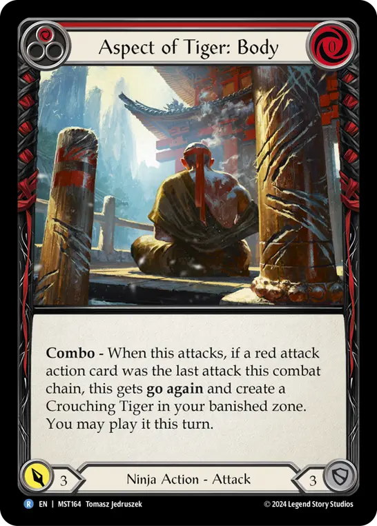 Aspect of Tiger: Body — Rainbow Foil
