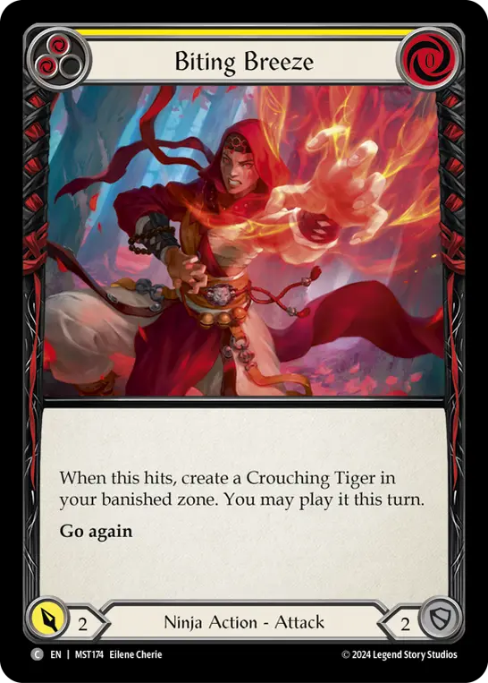 Biting Breeze — Rainbow Foil