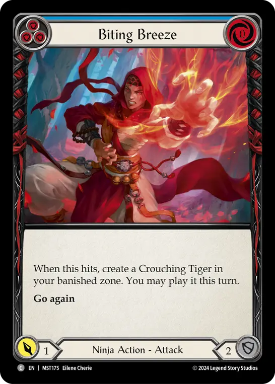 Biting Breeze — Rainbow Foil