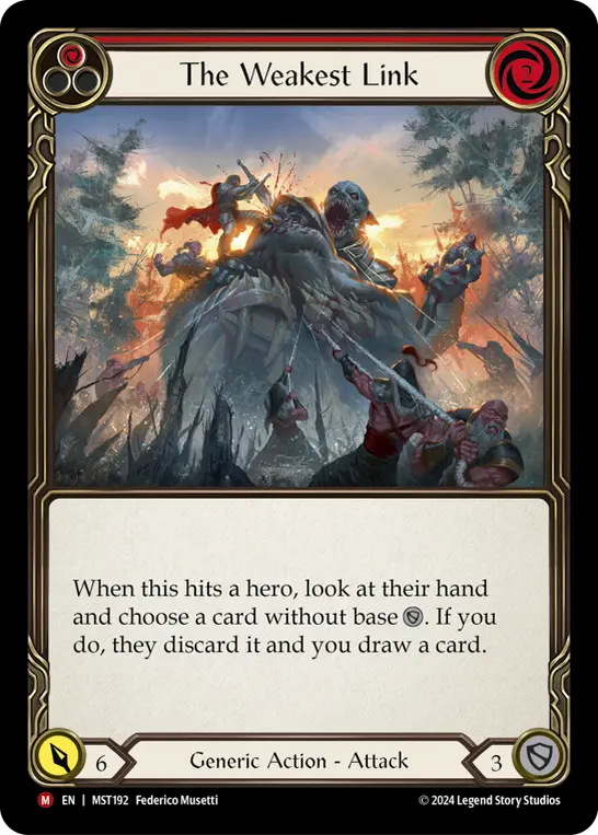The Weakest Link — Rainbow Foil