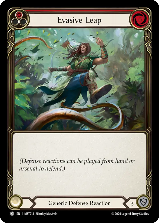 Evasive Leap — Rainbow Foil