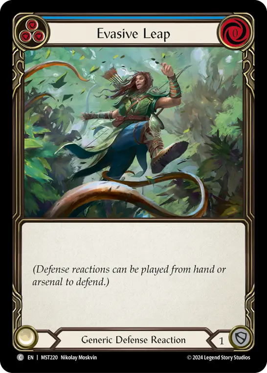 Evasive Leap — Rainbow Foil