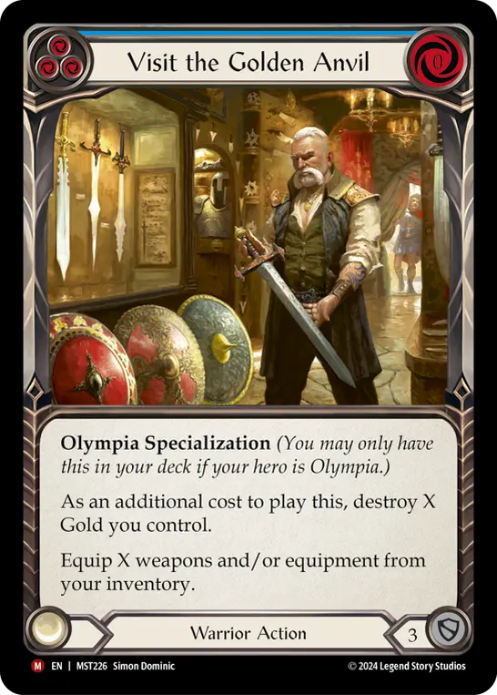 Visit the Golden Anvil — Rainbow Foil