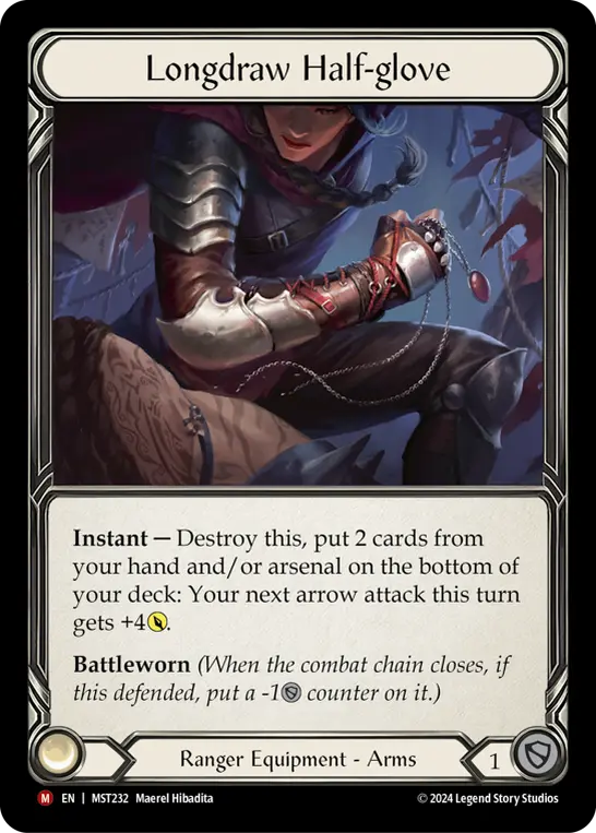 Longdraw Half-Glove — Cold Foil