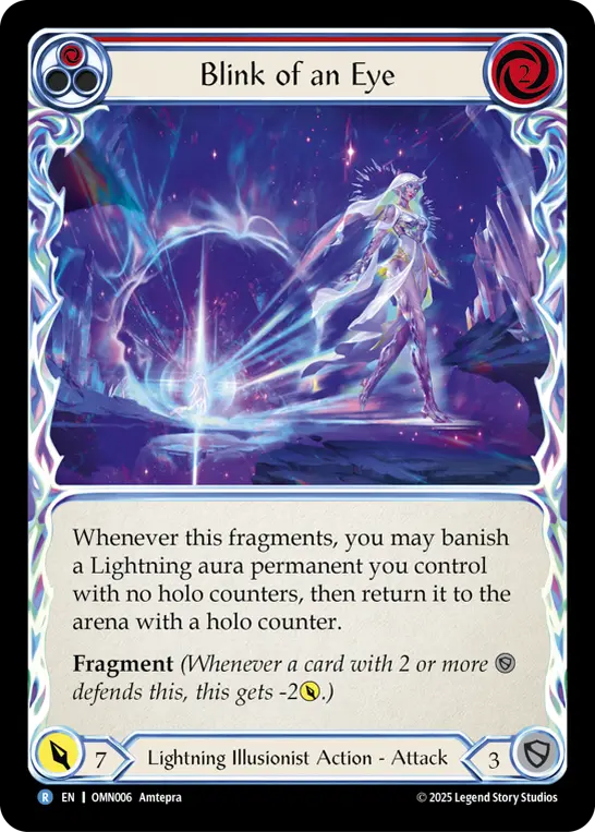 Blink of an Eye — Rainbow Foil