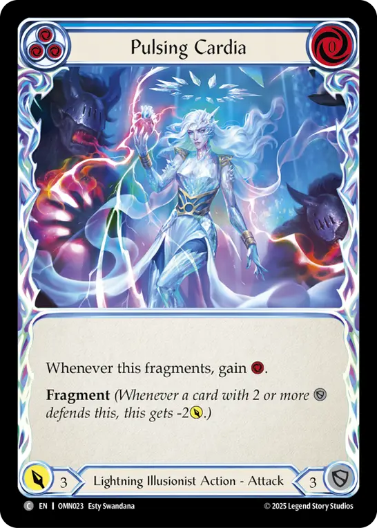 Pulsing Cardia — Rainbow Foil