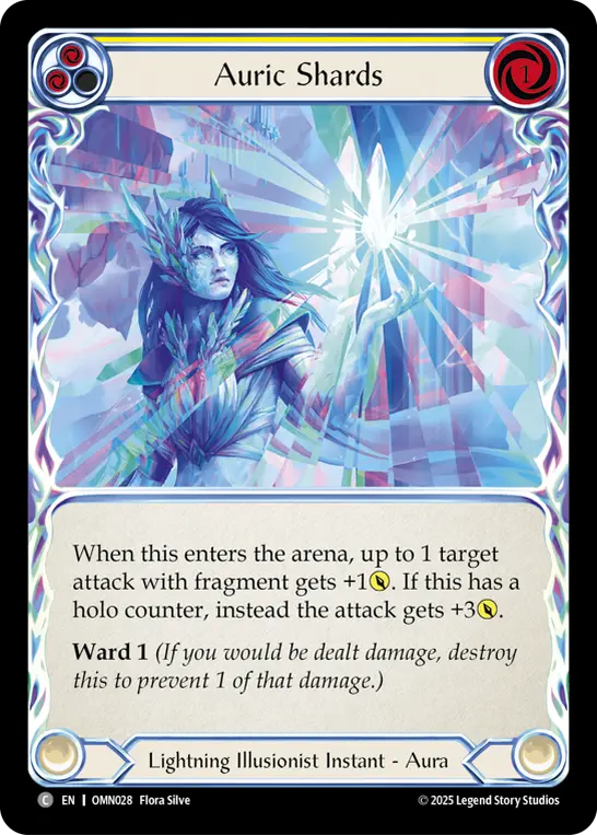 Auric Shards — Rainbow Foil