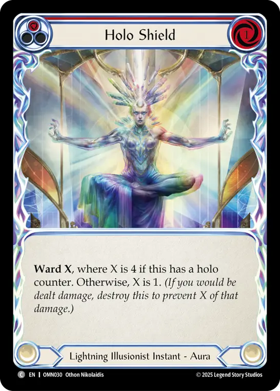 Holo Shield — Rainbow Foil