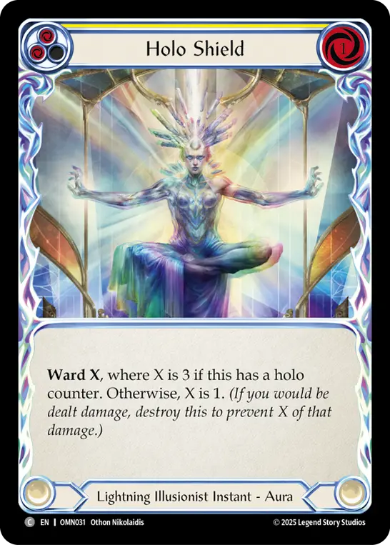Holo Shield — Rainbow Foil