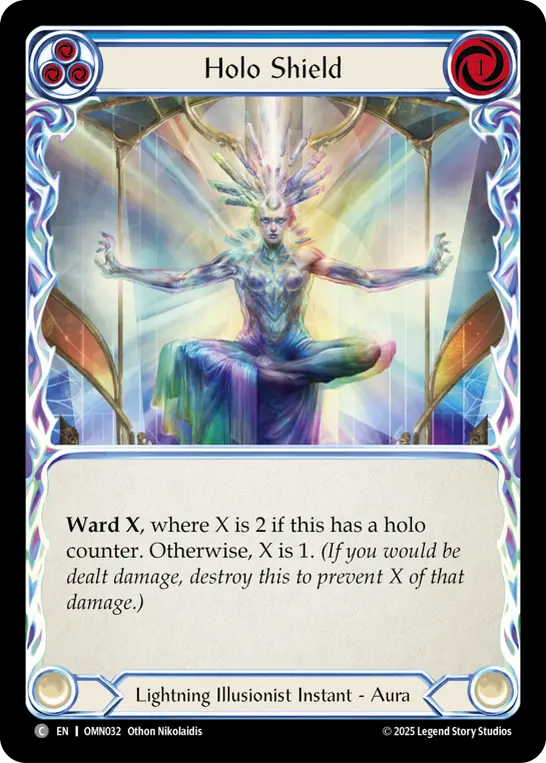 Holo Shield — Rainbow Foil