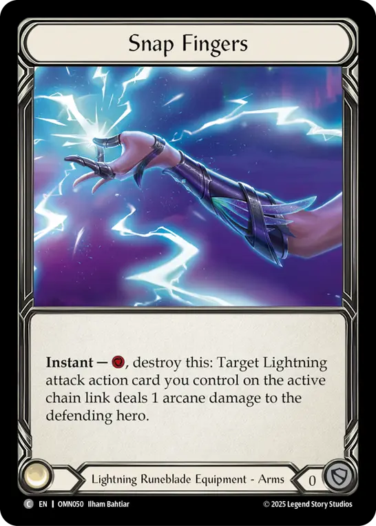 Snap Fingers — Cold Foil