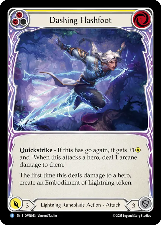 Dashing Flashfoot — Rainbow Foil