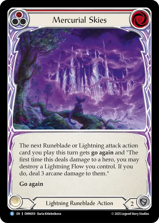 Mercurial Skies — Rainbow Foil