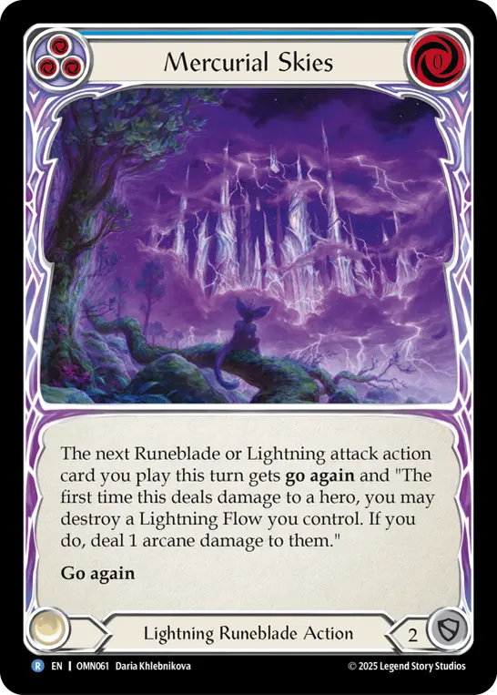 Mercurial Skies — Rainbow Foil
