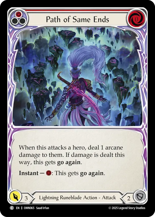 Path of Same Ends — Rainbow Foil