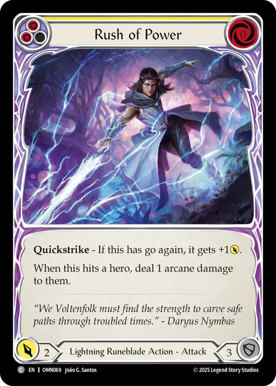 Rush of Power — Rainbow Foil