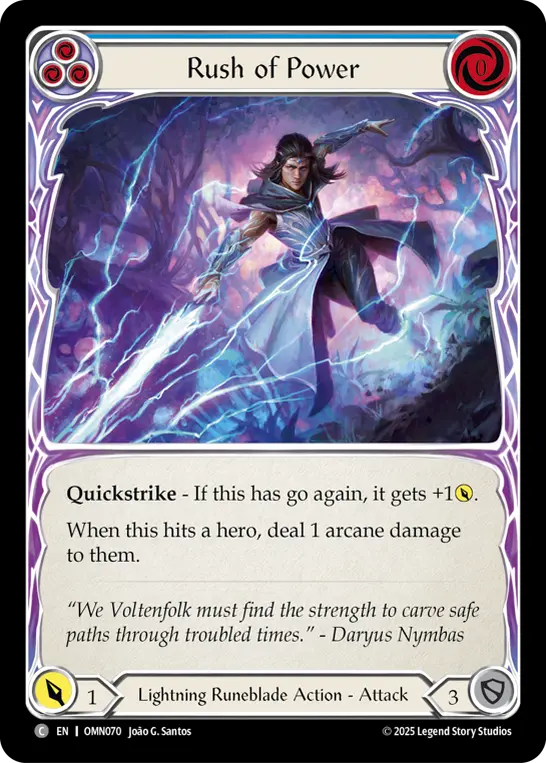 Rush of Power — Rainbow Foil