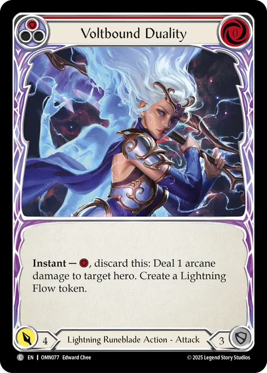 Voltbound Duality — Rainbow Foil