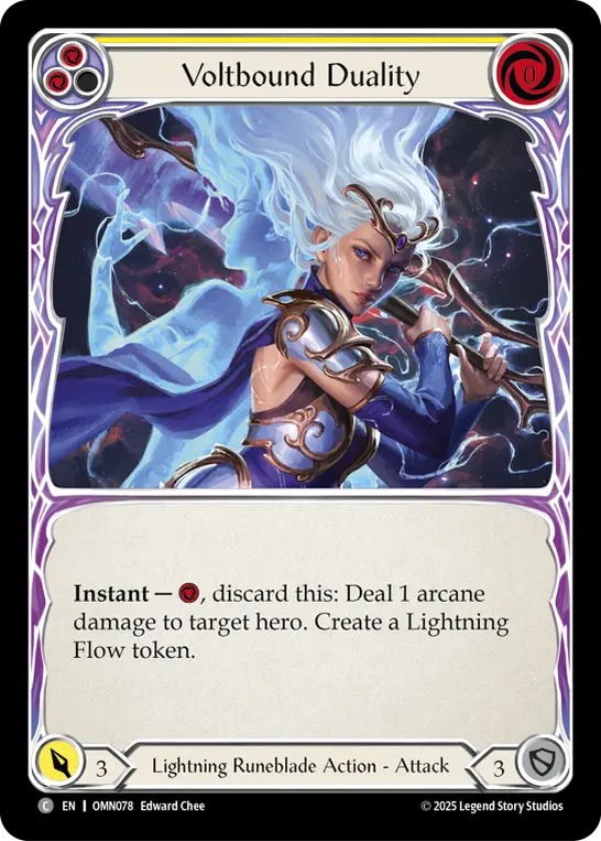 Voltbound Duality — Rainbow Foil