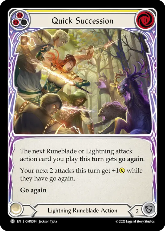 Quick Succession — Rainbow Foil