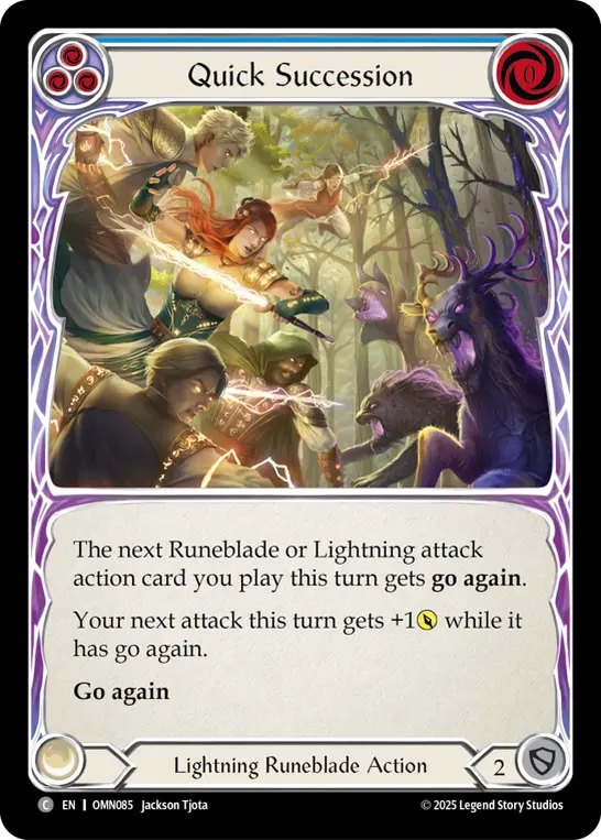 Quick Succession — Rainbow Foil
