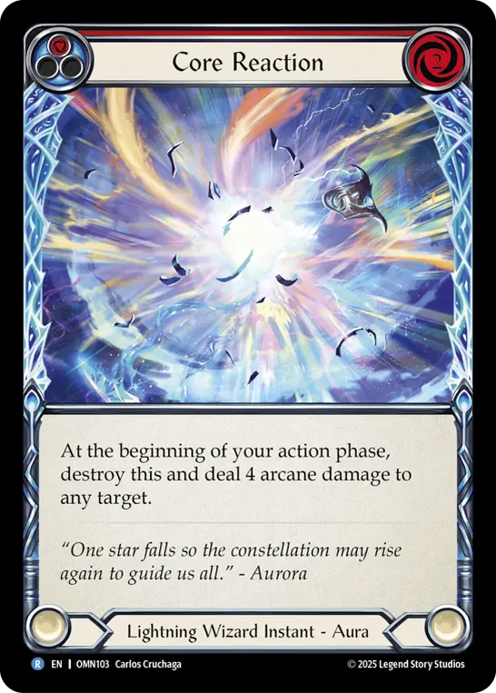 Core Reaction — Rainbow Foil