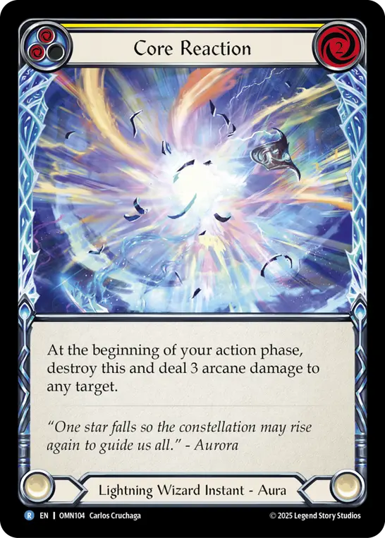 Core Reaction — Rainbow Foil