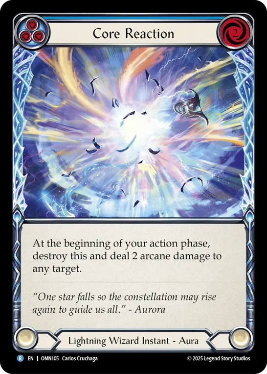 Core Reaction — Rainbow Foil