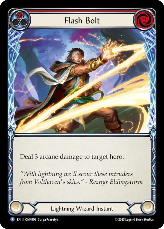 Flash Bolt — Rainbow Foil
