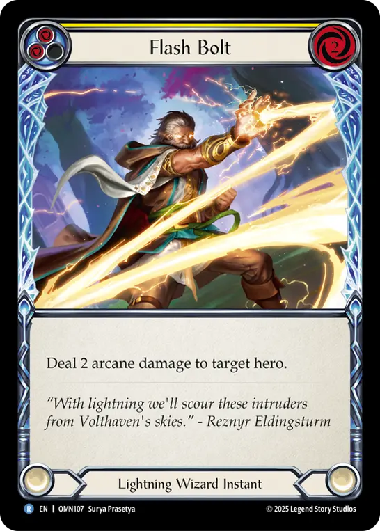 Flash Bolt — Rainbow Foil
