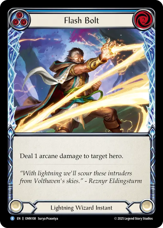 Flash Bolt — Rainbow Foil