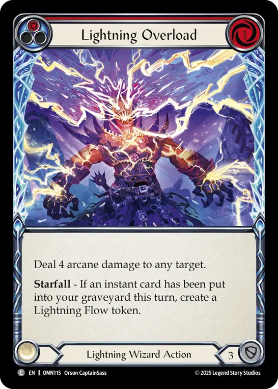 Lightning Overload — Rainbow Foil