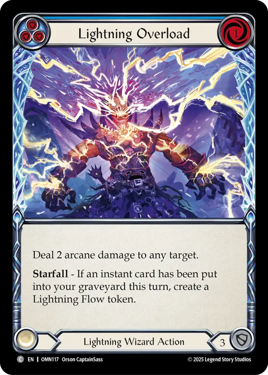 Lightning Overload — Rainbow Foil