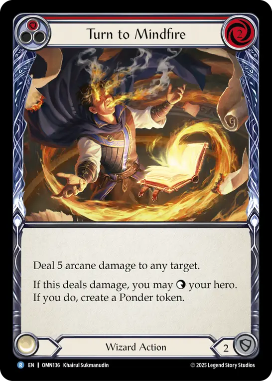 Turn to Mindfire — Rainbow Foil