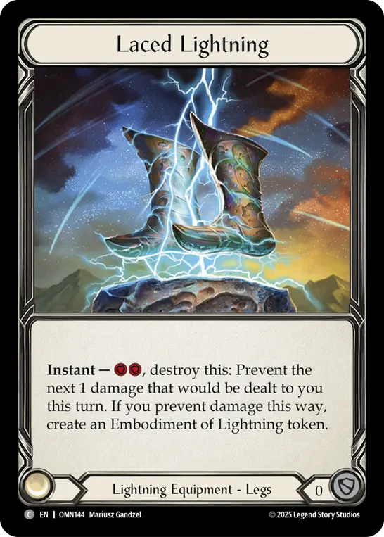 Laced Lightning — Cold Foil