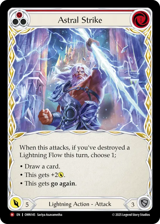 Astral Strike — Rainbow Foil