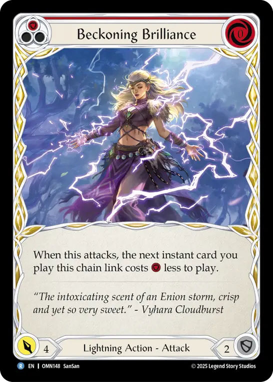 Beckoning Brilliance — Rainbow Foil