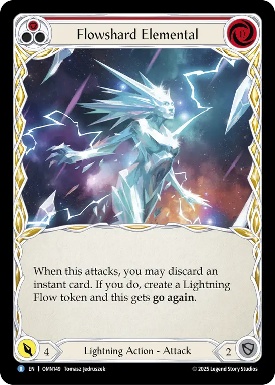 Flowshard Elemental — Rainbow Foil