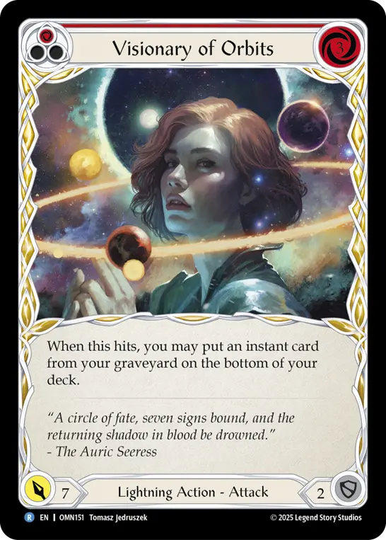 Visionary of Orbits — Rainbow Foil