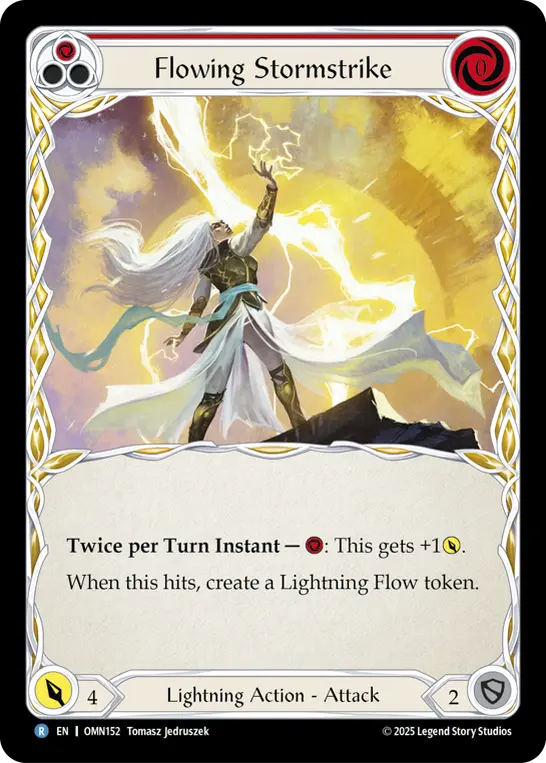Flowing Stormstrike — Rainbow Foil