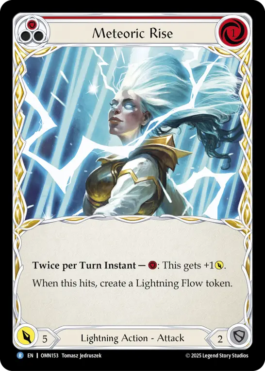 Meteoric Rise — Rainbow Foil